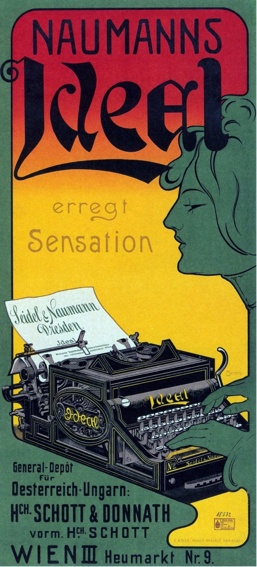 1905 Naumanns Ideal erregt Sensation