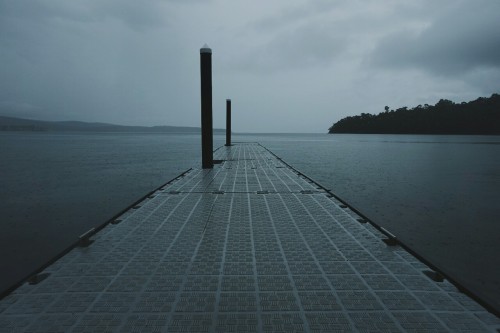 #pier #storm #stormy #dark #cloudy #rain