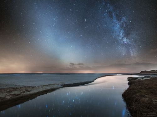 cosmicdustpw:Milky Way Galaxy and Zodiacal Light over North...