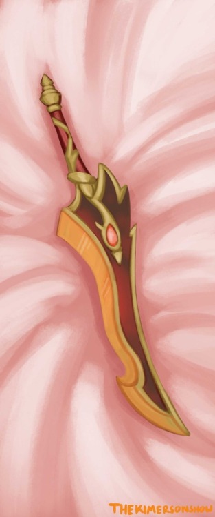 thekimersonshow:Laevatein body pillow, as per my friends...