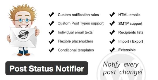 Post Status Notifier v1.9.5 Nulled