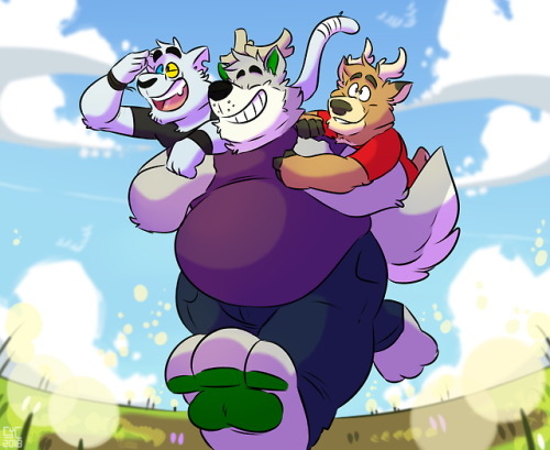 sycamore-goat:birthday pic i did for sleet a couple weeks ago!