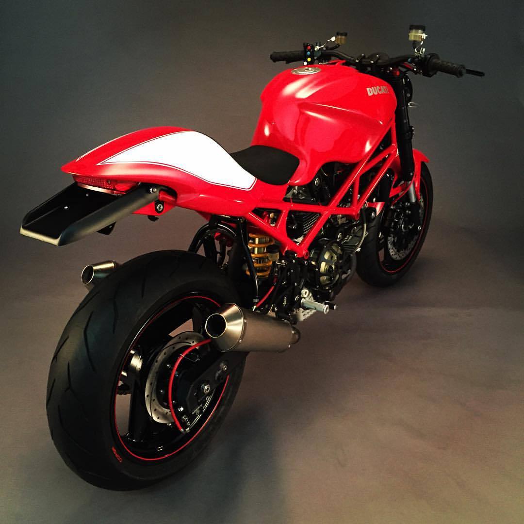 ducati monster with fairing