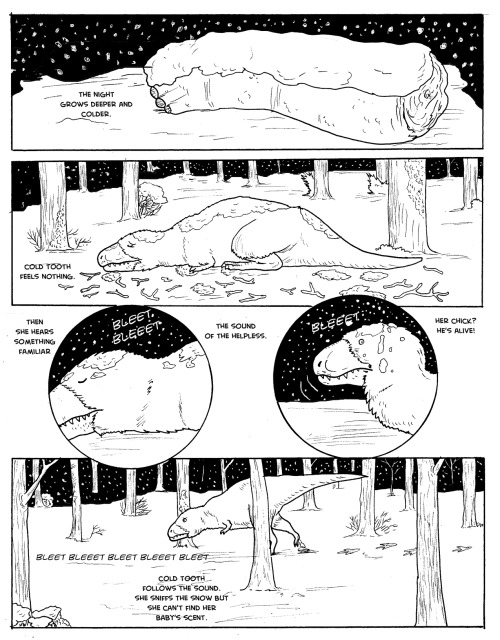 azhdarchidcomix:Coldtooth, my short comic about Nanuqsaurus...