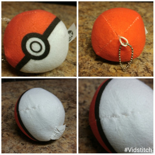 pokeball soft toy