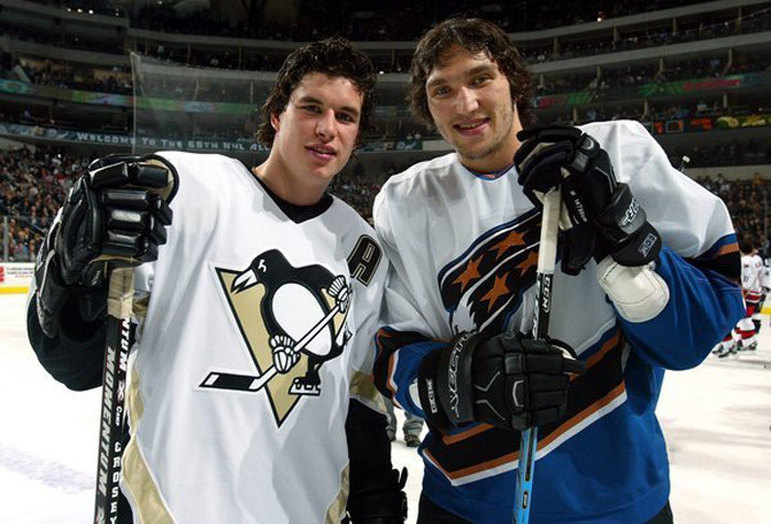 Sidney Crosby And Alex Ovechkin In Their Rookie... - NHL Rookies