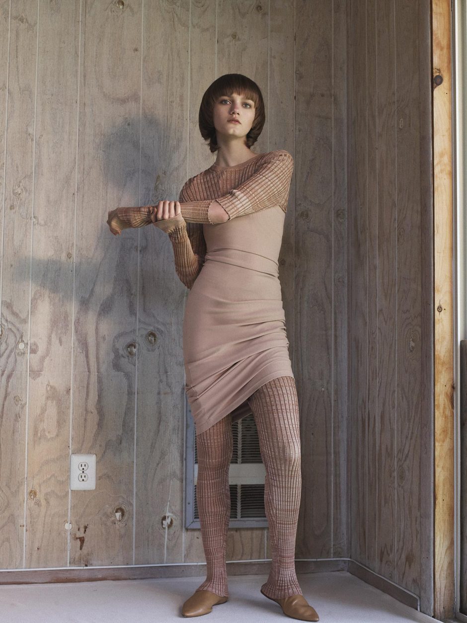 <p>Photo by Hans Neumann for Totokaelo Collection. Shot at the Silver Sands Motel in Greenport, N.Y. Model is Peyton Knight.</p>