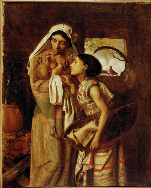 loumargi:The Mother of Moses, 1860by Simeon Solomon (1840-1905)