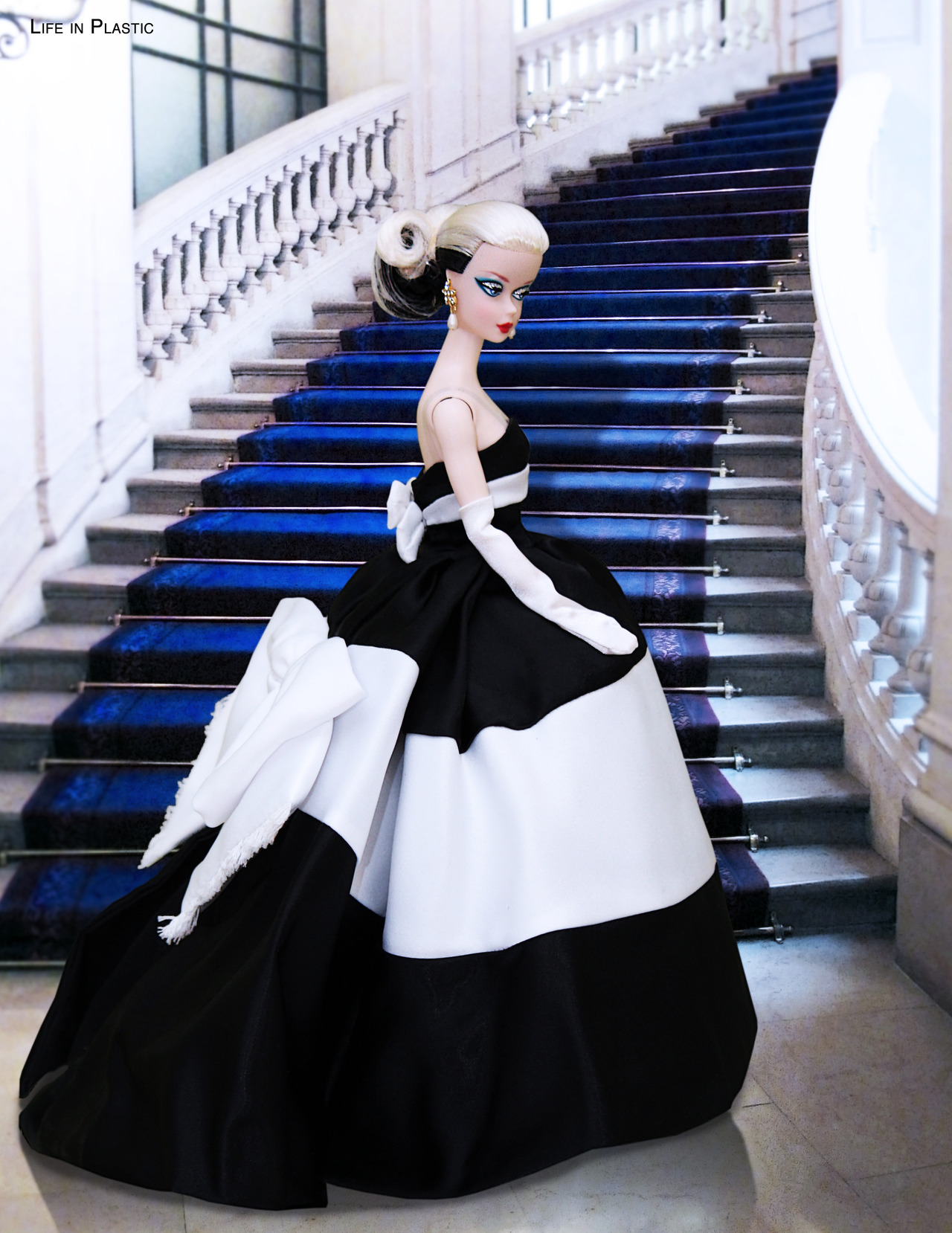 black and white forever silkstone barbie