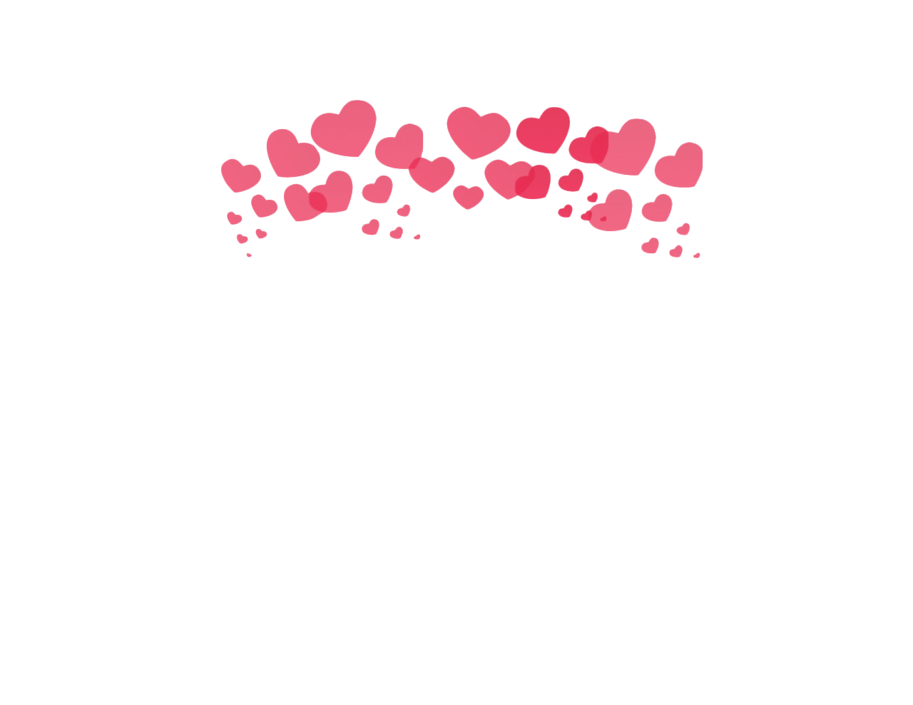 Hello! Can you do the mac hearts effect... | Transparent PNG