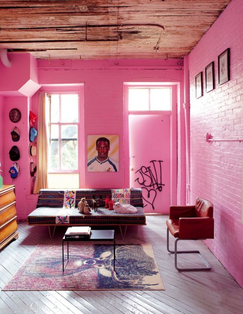 pink walls on Tumblr