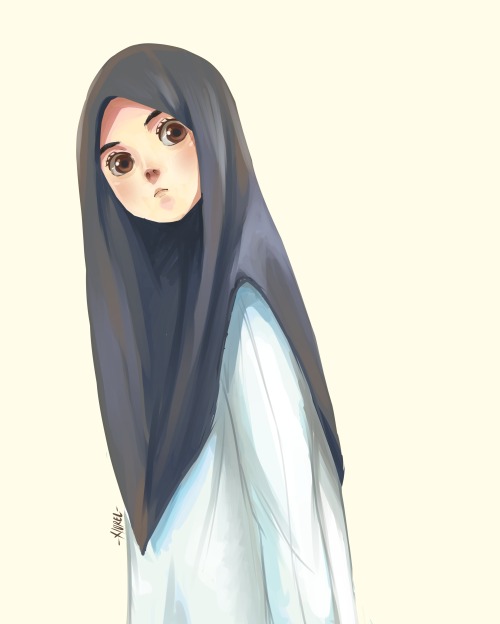 hijab girl drawing Tumblr