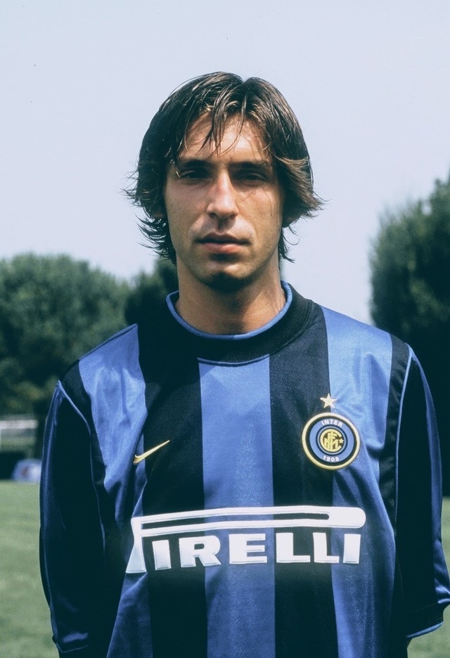 Before the beard. Young Andrea Pirlo.