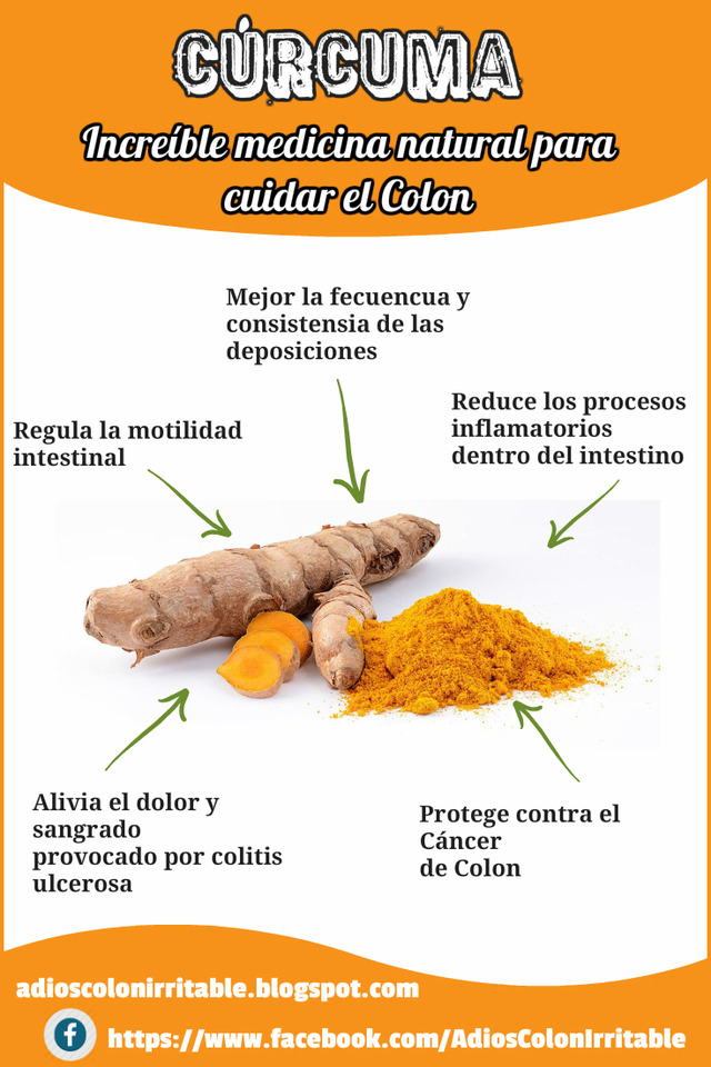 Adiós Colon Irritable — 5 Beneficios de la Cúrcuma para ...