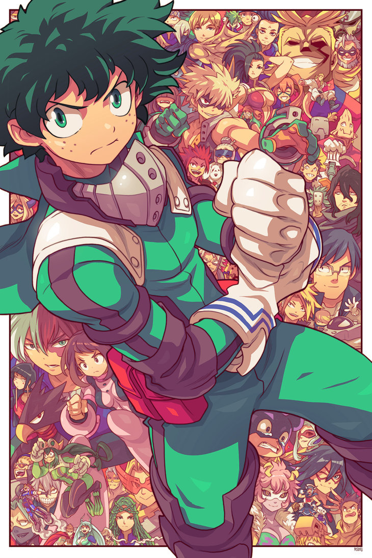 my hero academia tsume art