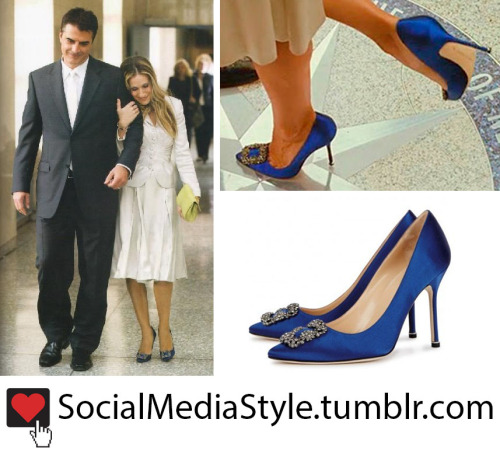 blue wedding shoes sex and the city
