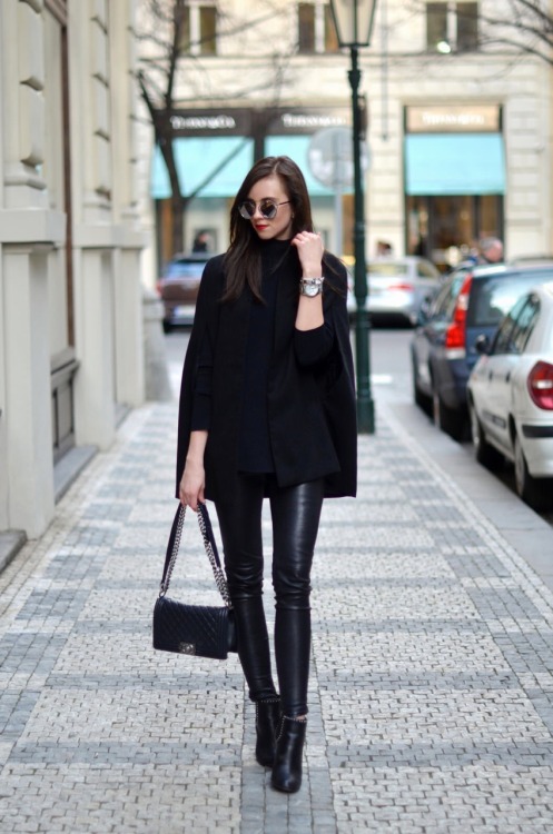 Leather Street Style