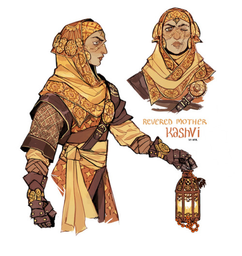 sticksandsharks:Revered Mother Kashvi, Lightbearer of Sol