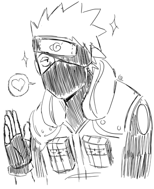 galleery:A quick Kakashi drops by to tell you hi and you’re...