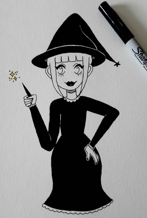 icronagorgon:Making Some Magic! Inktober day 2 