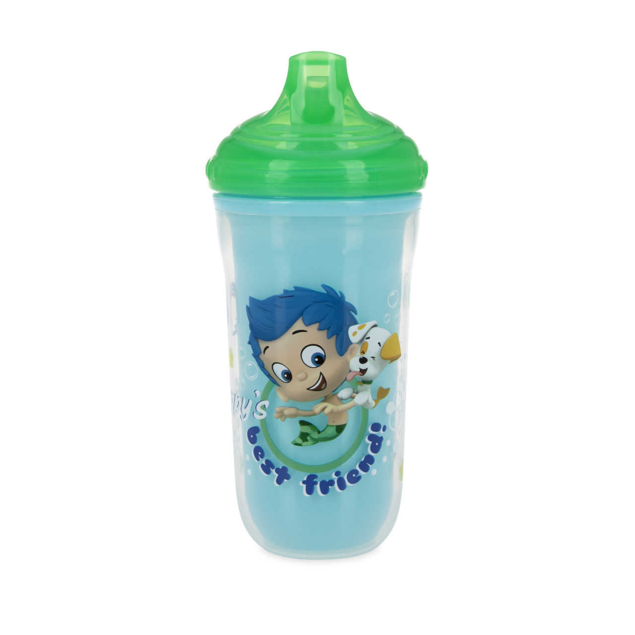 Nuby 18month of drinking bottles//cup bite resistant active super slurp no spill