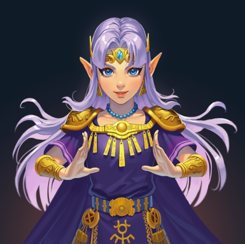 mellalyss:SSBU Zelda (dark alt. costume)