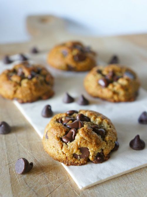 bakeddd:Healthified Dark Chocolate Chip Cookies(submitted by...