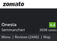 Onesta Menu, Reviews, Photos, Location and Info - Zomato