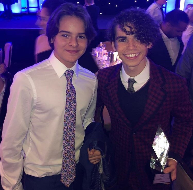 Lets All Remember Together — Cameron Boyce with Mace Coronel at the 9th ...