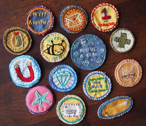 pampong:Embroidered DIY Merit Badges