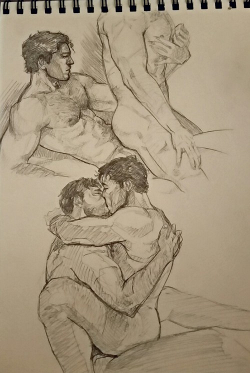 lowlife-symptoms:More superbat porn sketches. I draw...