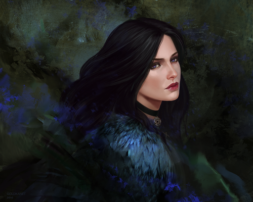 yenneferoflilac:Yennefer by GoldKanet