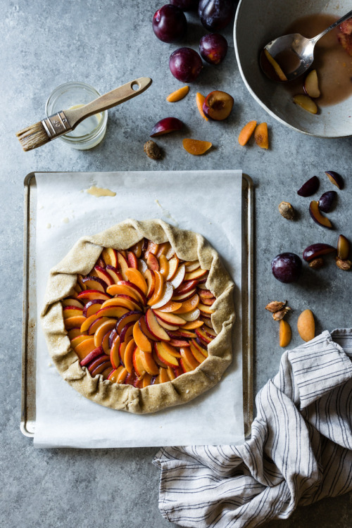 foodffs:Honey Cardamom Stone Fruit Galette...