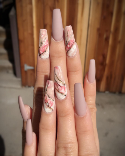 pink marble