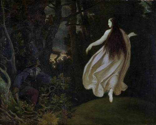 fairyvoices:Apparition in the forest (from Sleeping...