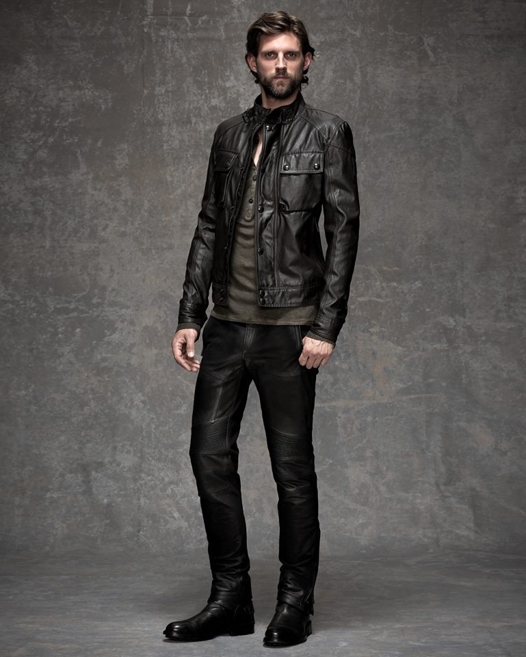 guys in leather pants. — Leather fashion from Belstaff For more pics,...