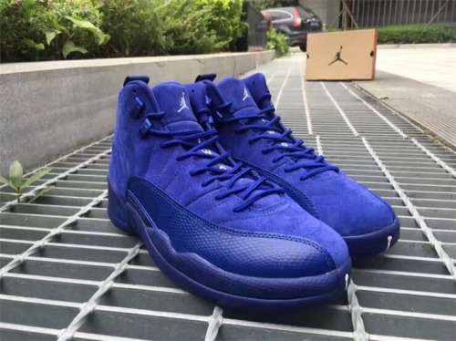 New Images Of The Premium Deep Royal Blue Air Jordan 12 AIR… | Sneakers ...