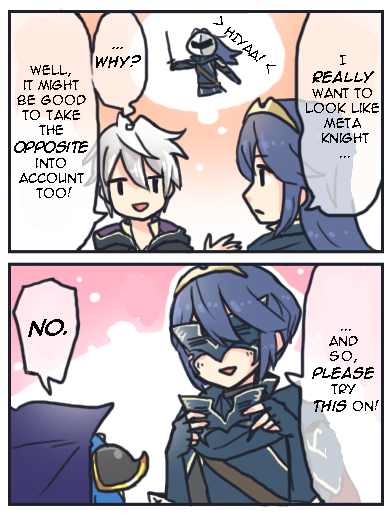 Online Warrior — Lucina X Meta Knight comic