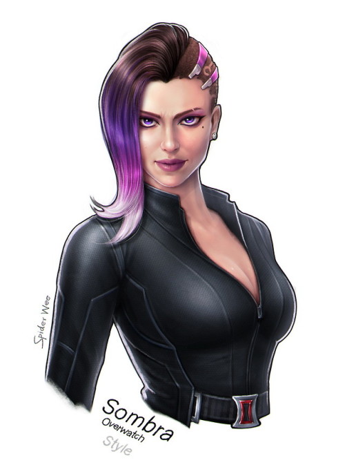 youngjusticer:A woman of a million hairstyles.Black Widow, by...