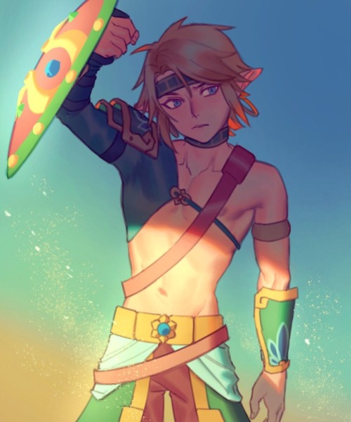 hollyfig:OoT Link + Royal Guard UniformTP Link + Gerudo Voe...