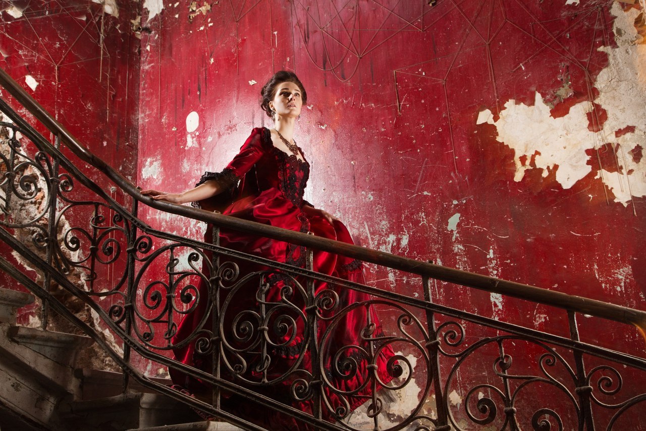 Black M'Art — The Ghost of the Rococo Era A dark red rococo...