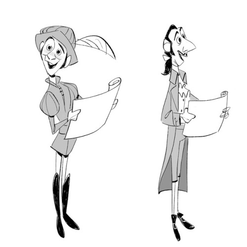 An assortment of character concepts from Season 1 of Tangled to...