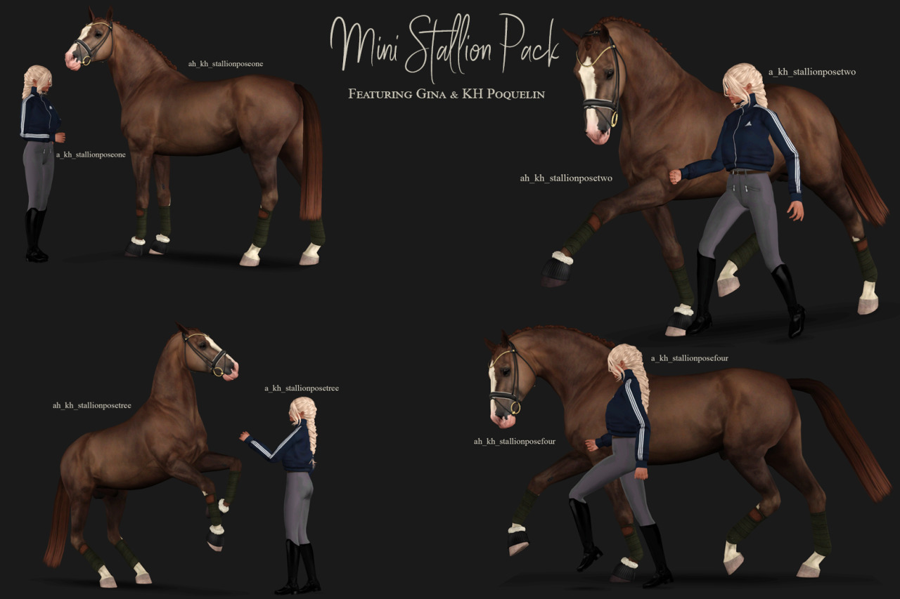 Mini Stallion Pack - The Sims 3 Download - SimsFinds.com