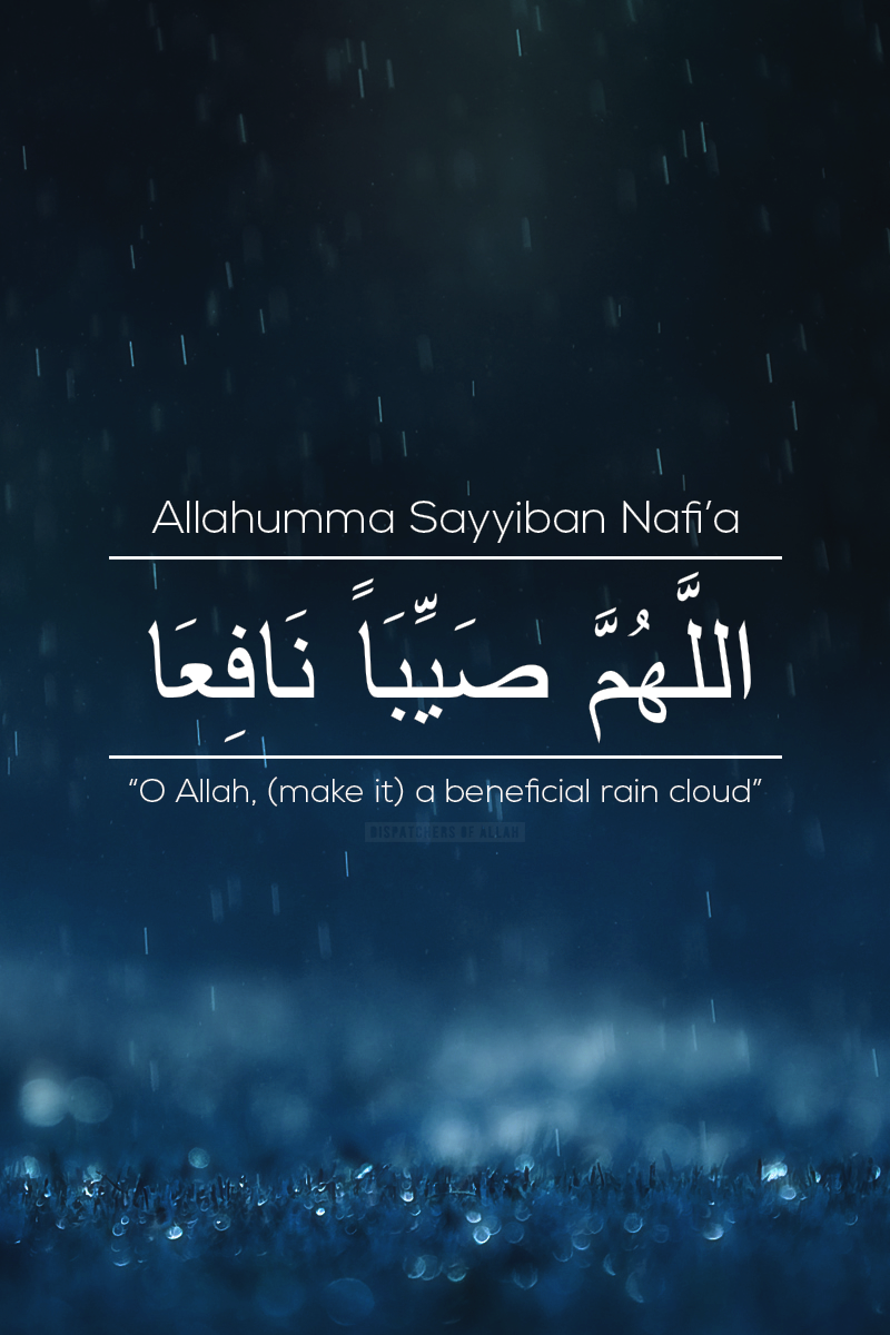 The Dispatchers of Allah Alhamdulillah it rain after 