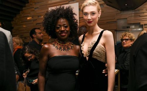 kissawayfromkillin:Viola Davis and Elizabeth Debicki at the...