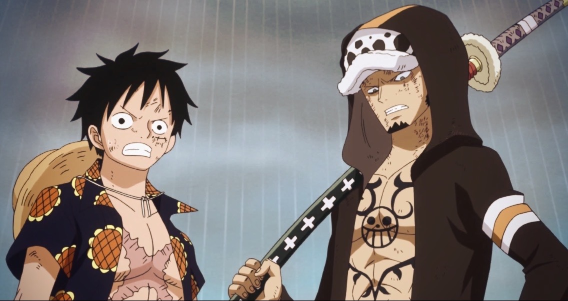 Luffy + Law One Piece, Episode 696 - currently in BnHA hell