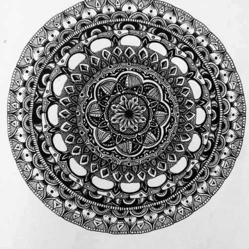 #mandala #mandalatattoo #tattoo #art #artist #drawing #bw...