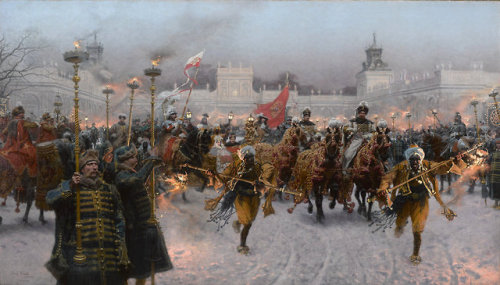 thepolishstufflove:“John III Sobieski Departing from Wilanow”...