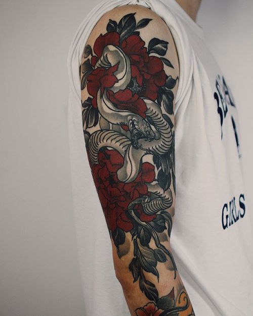 rose tattoo | Tumblr