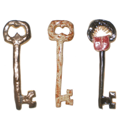 aberrantceramics:Keys for the Hierophant Tarot card